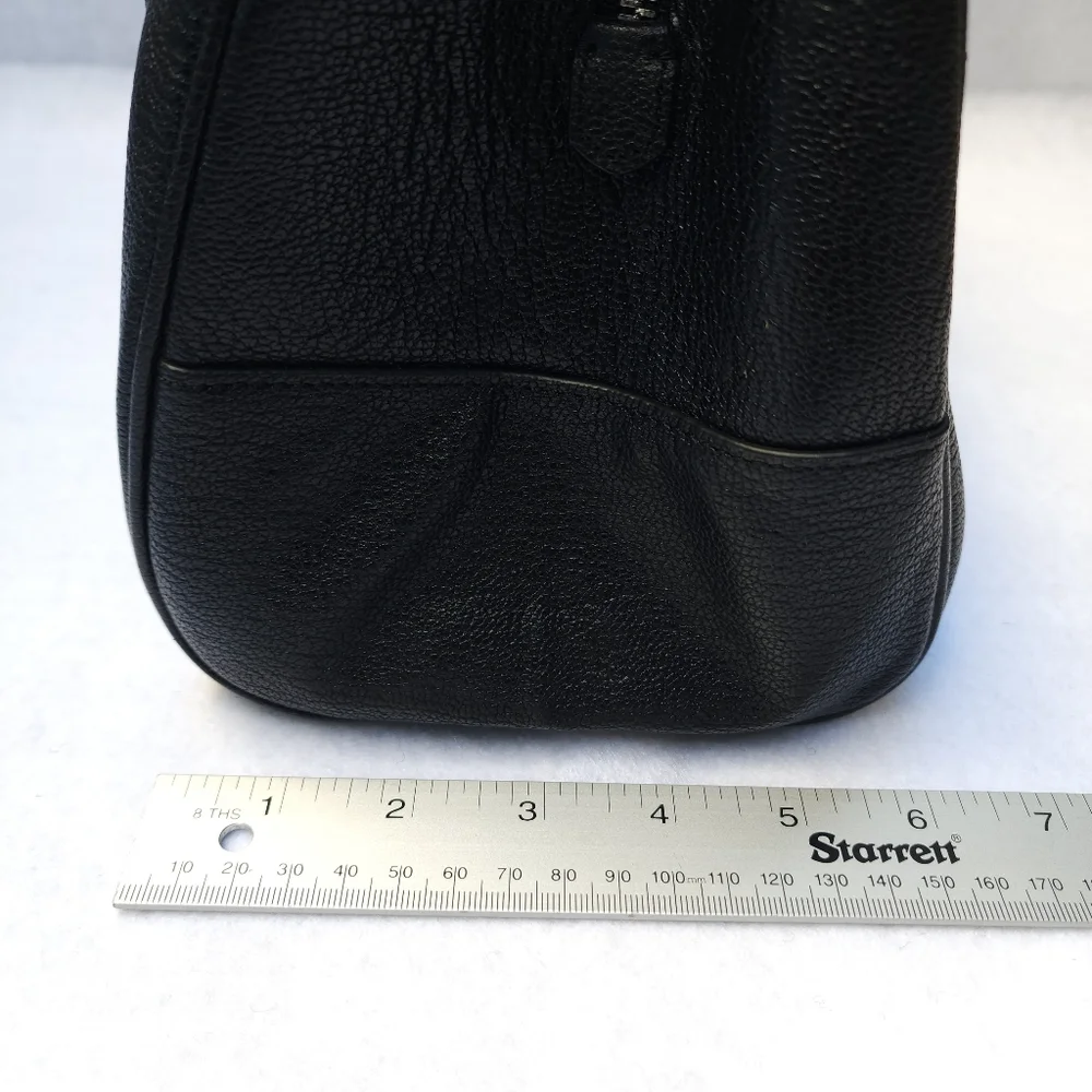 Tumi Black Pebbled Leather Bag - Picture 11 of 11
